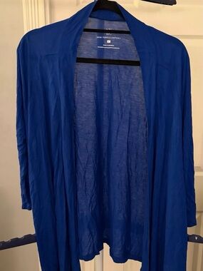 New York & Company Blue Layering Cardigan